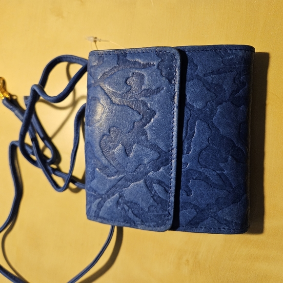 Small blue wallet bag - Picture 2 of 3